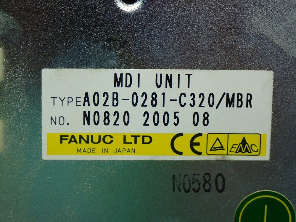 Fanuc Keyboard Mdi Unit - A02b-0236-c125/mbr