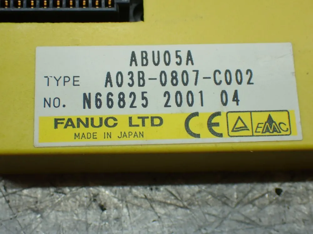 Fanuc 2 Five Slot I/o Backplanes - A03b-0807-c002