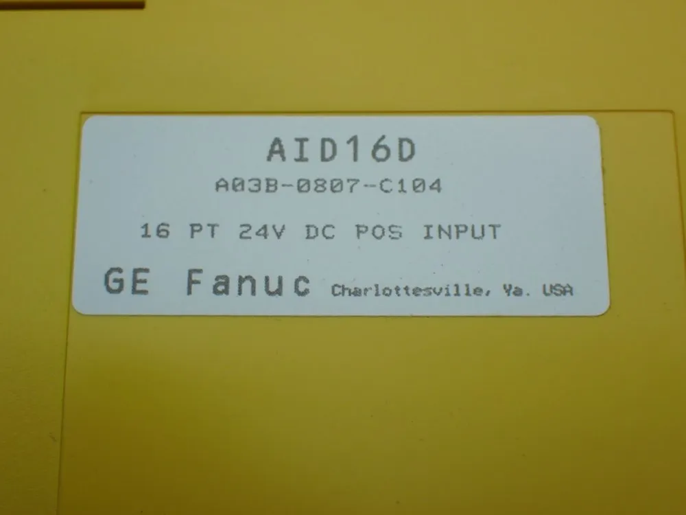 Fanuc 3 Digital Input Modules - A03b-0807-c104