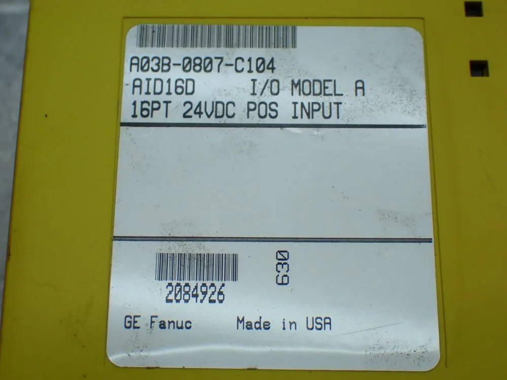 Fanuc 3 Digital Input Modules - A03b-0807-c104