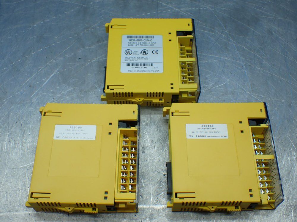 Fanuc 3 Digital Input Modules - A03b-0807-c104