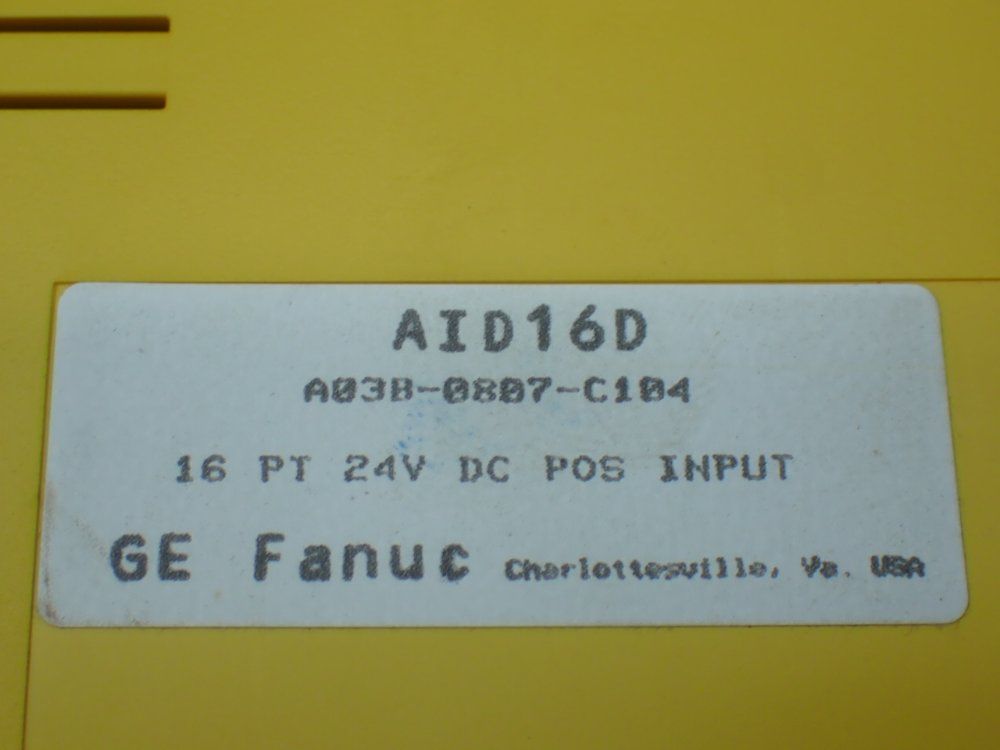 Fanuc 3 Digital Input Modules - A03b-0807-c104