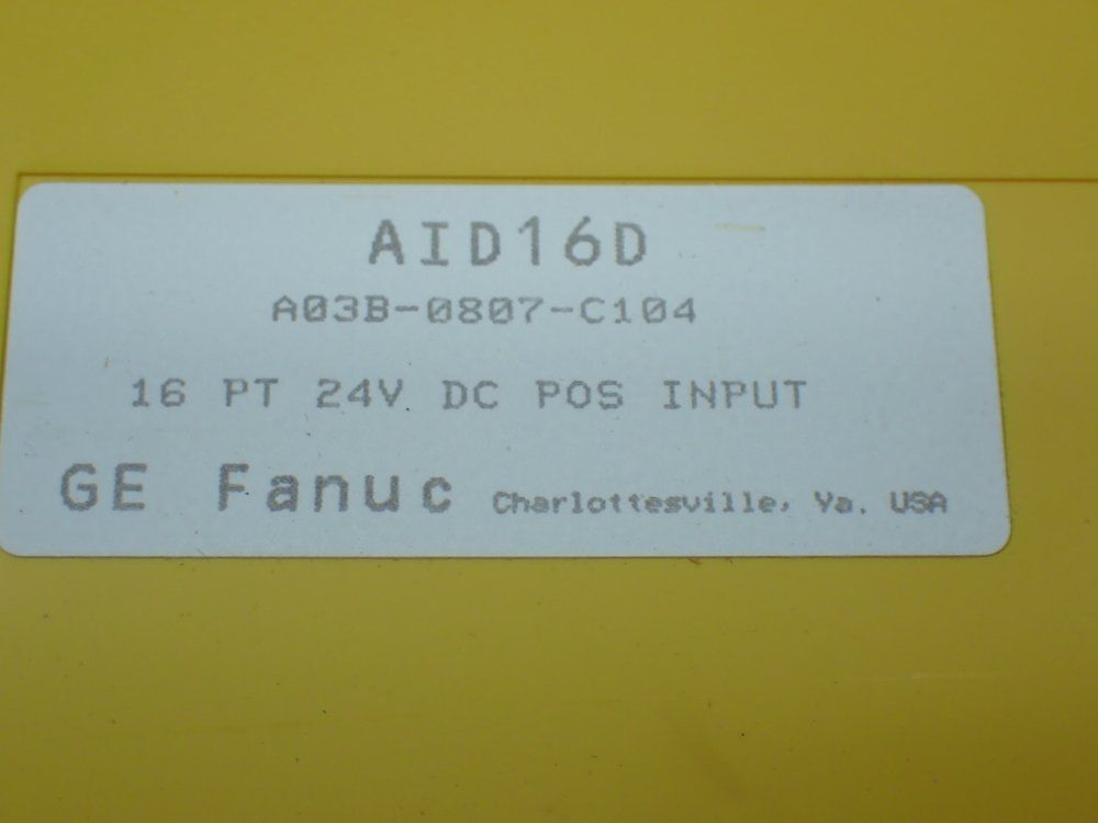 Fanuc 3 Digital Input Modules - A03b-0807-c104