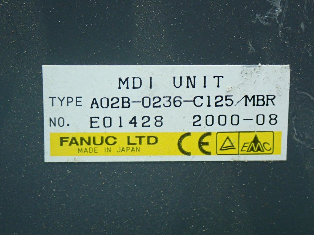Fanuc Mdi Unit - A02b-0236-c125/mbr