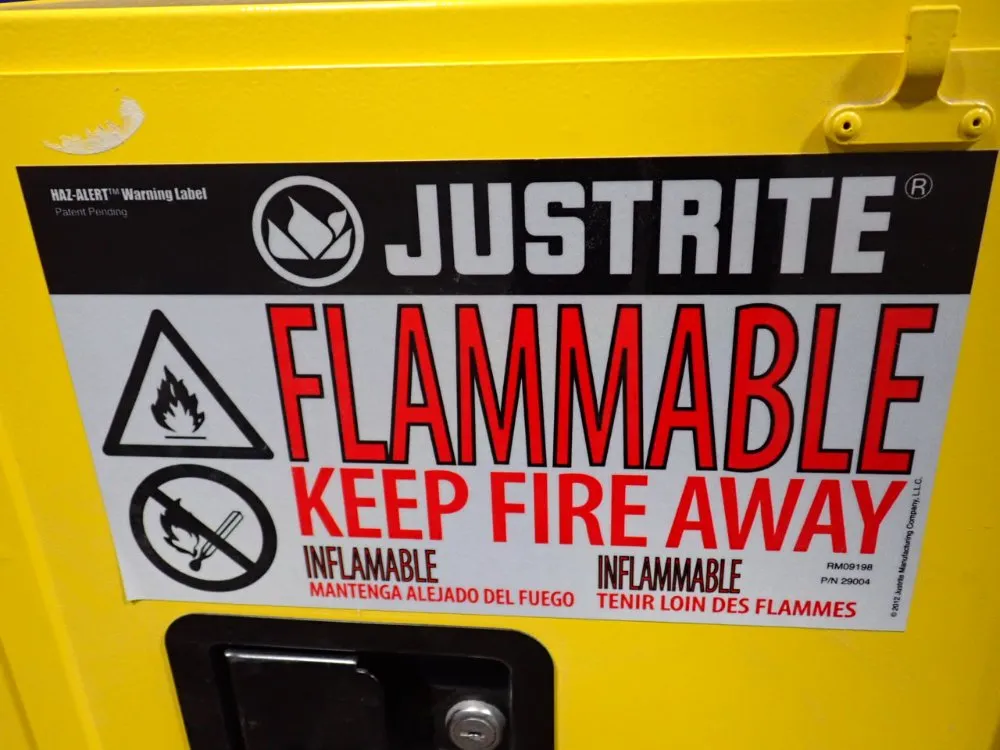 Justrite 4 Gal Flammable Liquid Storage Cabinet