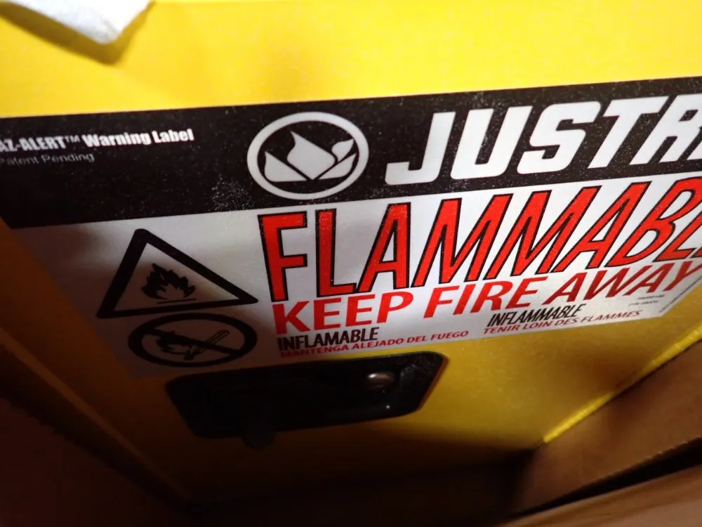 Justrite 4 Gal Flammable Liquid Storage Cabinet