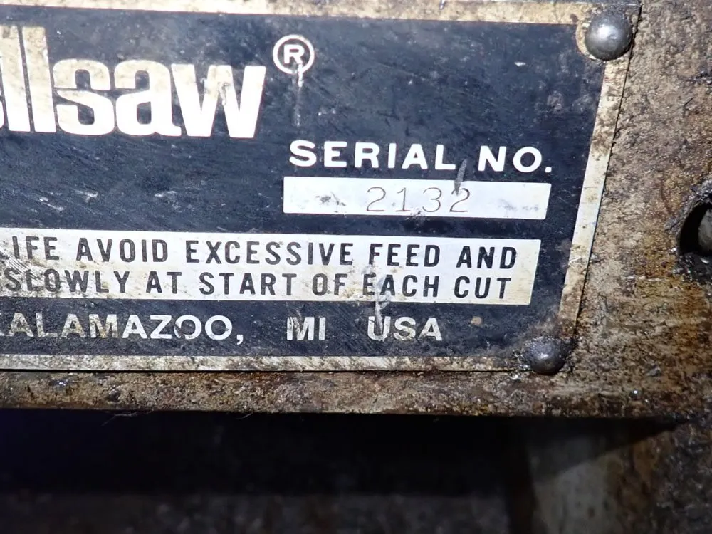 Wellsaw 10" X 16" Horizontal Bandsaw - 1016