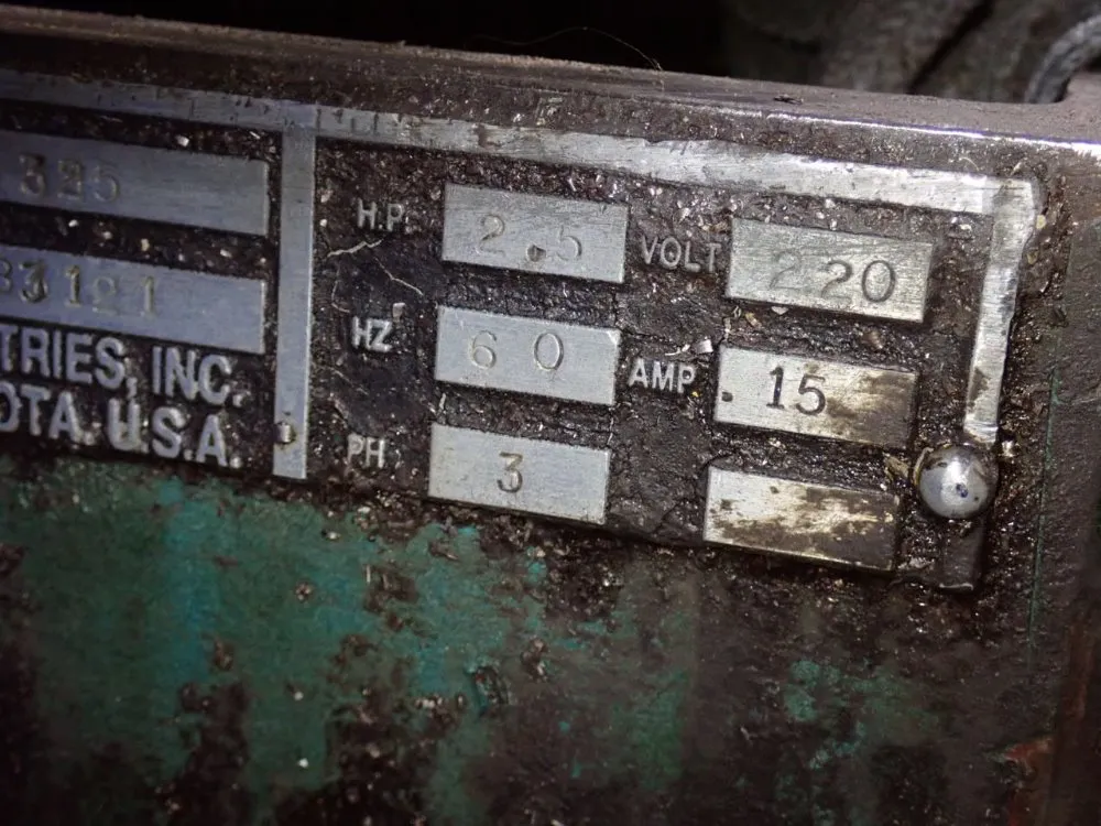 Scotchman Industries Inc 12" Blade Cold Saw - Mc325