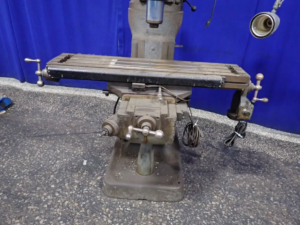 Bridgeport 9" X 42" Vertical Mill With Digital Readout