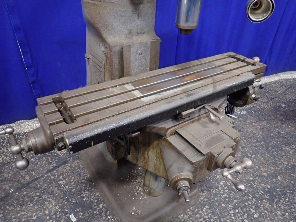 Bridgeport 9" X 42" Vertical Mill With Digital Readout
