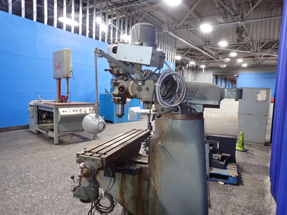 Bridgeport 9" X 42" Vertical Mill With Digital Readout