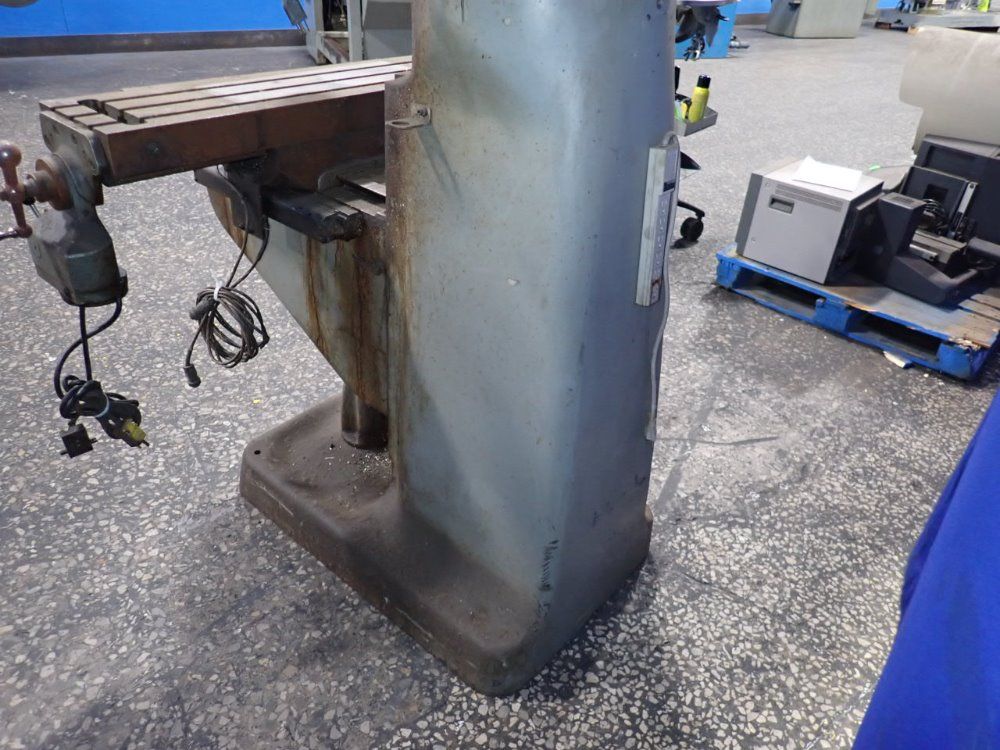 Bridgeport 9" X 42" Vertical Mill With Digital Readout