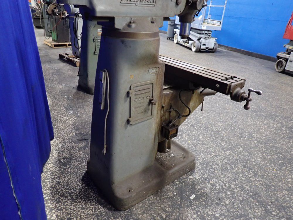 Bridgeport 9" X 42" Vertical Mill With Digital Readout