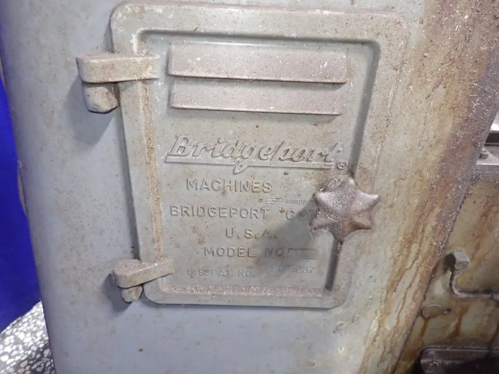 Bridgeport 9" X 42" Vertical Mill With Digital Readout