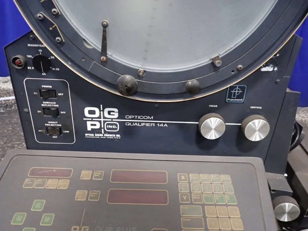 Optical Gaging Products Inc 14" Optical Comparator - Oq 14a