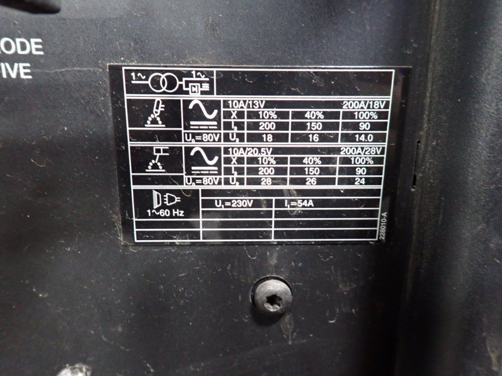 Miller 200 Amp Welder Unit - Syncrowave 200