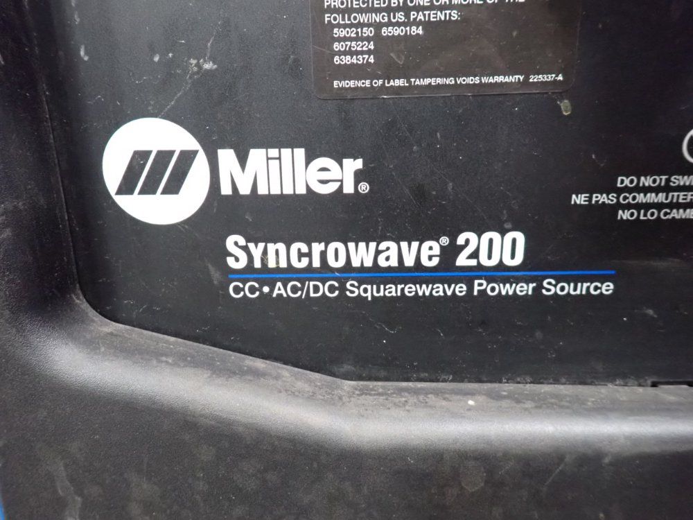 Miller 200 Amp Welder Unit - Syncrowave 200