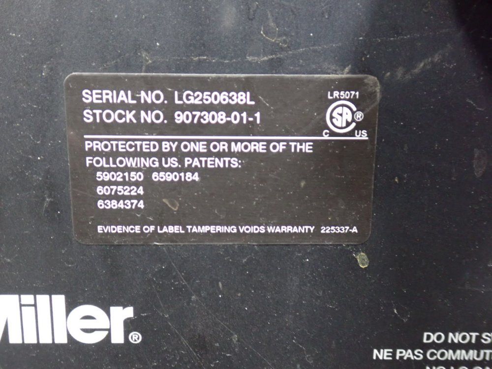 Miller 200 Amp Welder Unit - Syncrowave 200