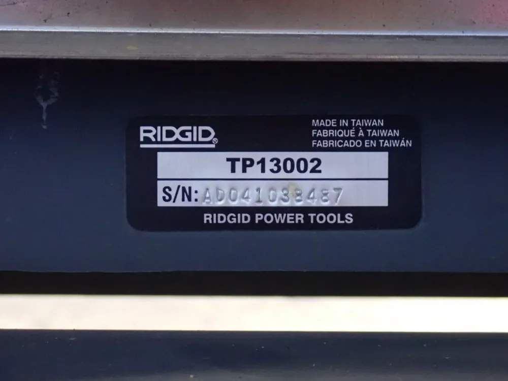 Ridgid Planer - Tp13002