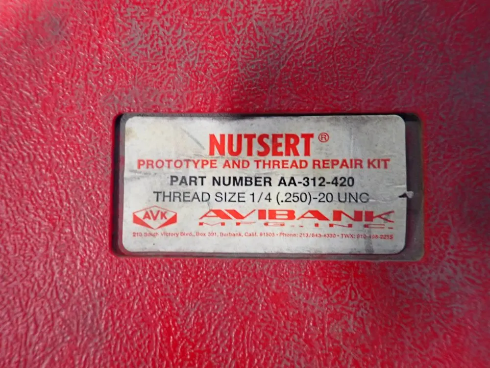 Avi Bank Mfg. Inc. Insert Fastener - Aa-312-420