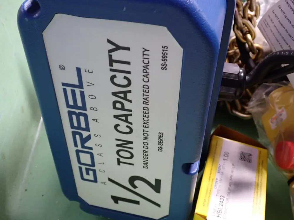 Gorbel 1/2 Ton Electric Chain Hoist - 54