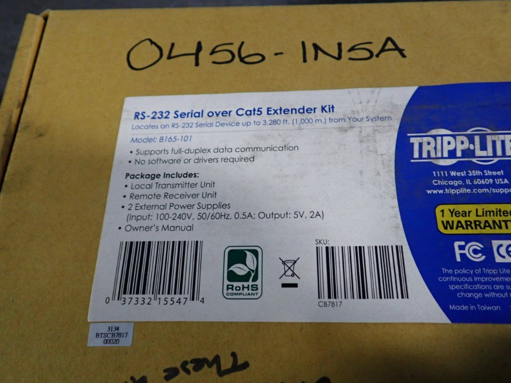 Tripp Lite Rs-232 Serial Over Extender Kit - B165-101