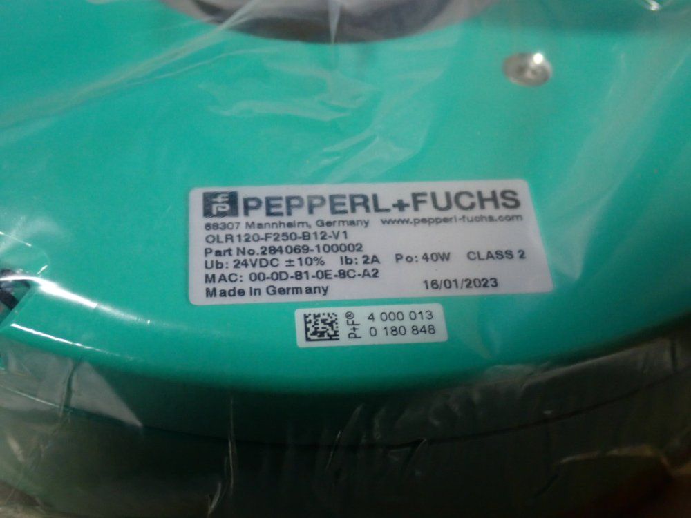 Pepper+fuchs Inductive Positioning Sensor - Olr120-f250-b12-v1