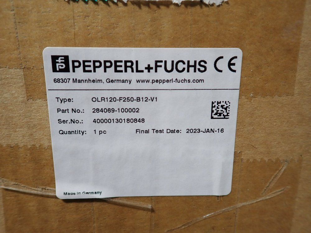 Pepper+fuchs Inductive Positioning Sensor - Olr120-f250-b12-v1
