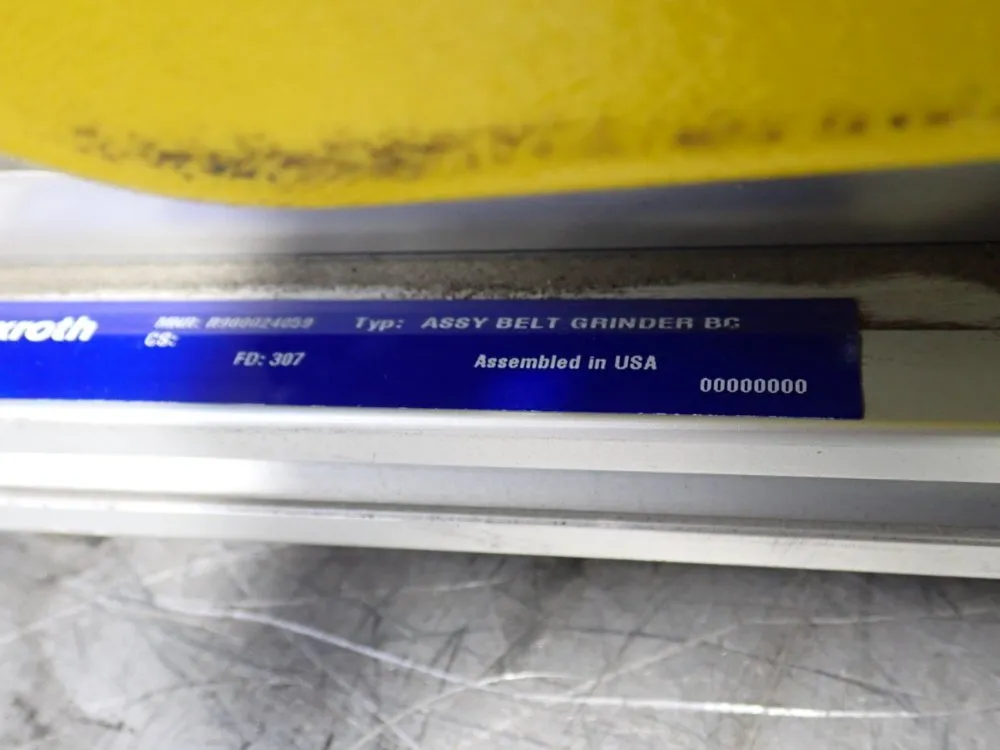 Rexroth Belt Grinder Assembly