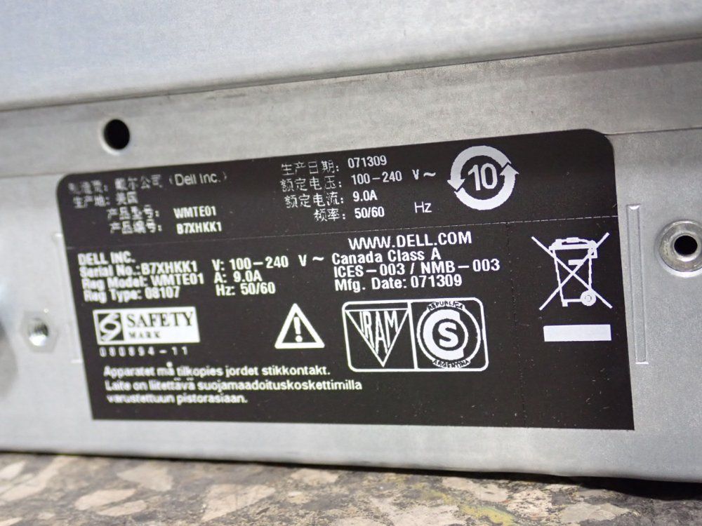 Dell Inc. Rack Workstation - Wmte01