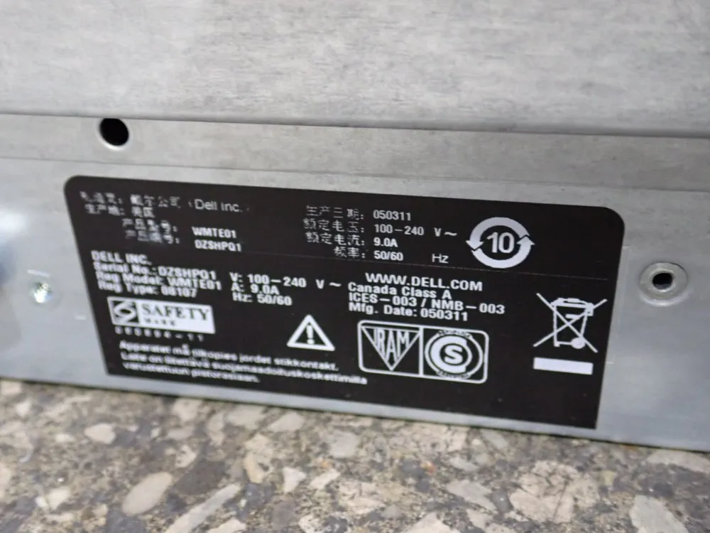 Dell Inc. Rack Workstation - Wmte01