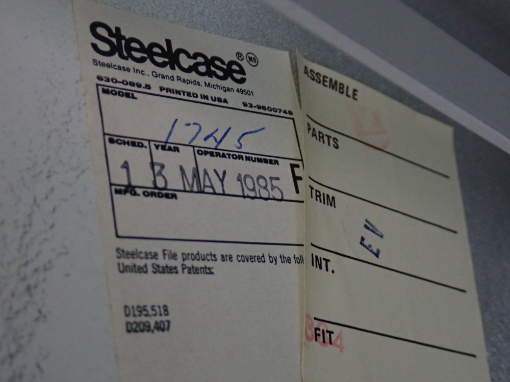 Steelcase File Cabinet - 1745