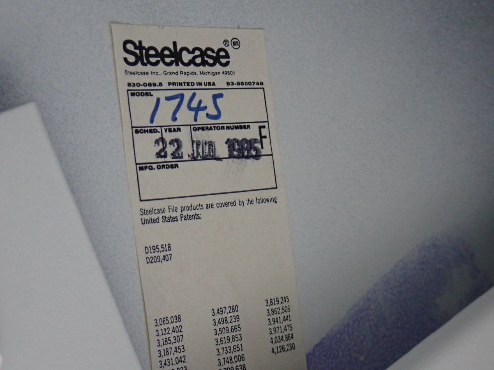 Steelcase File Cabinet - 1745