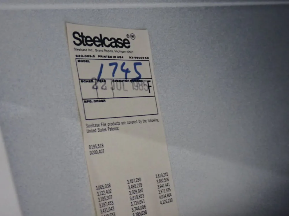 Steelcase File Cabinet - 1745