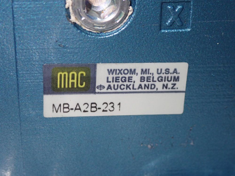 Mac Valve - Mb-a2b-231
