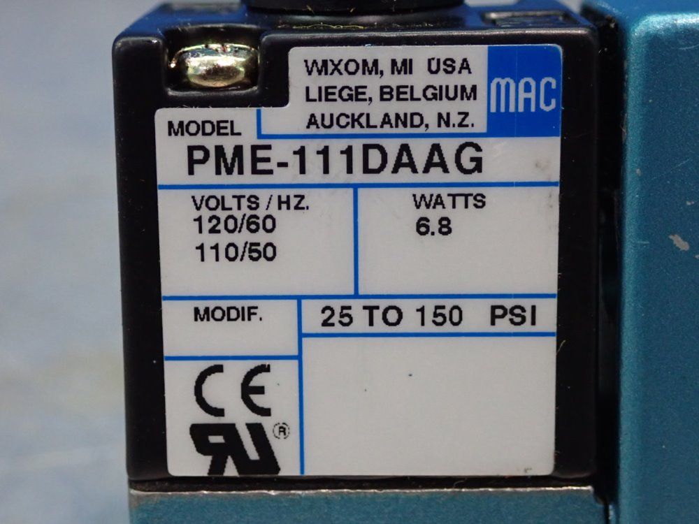 Mac Valve - Mv-a1c-a341-pm-111da