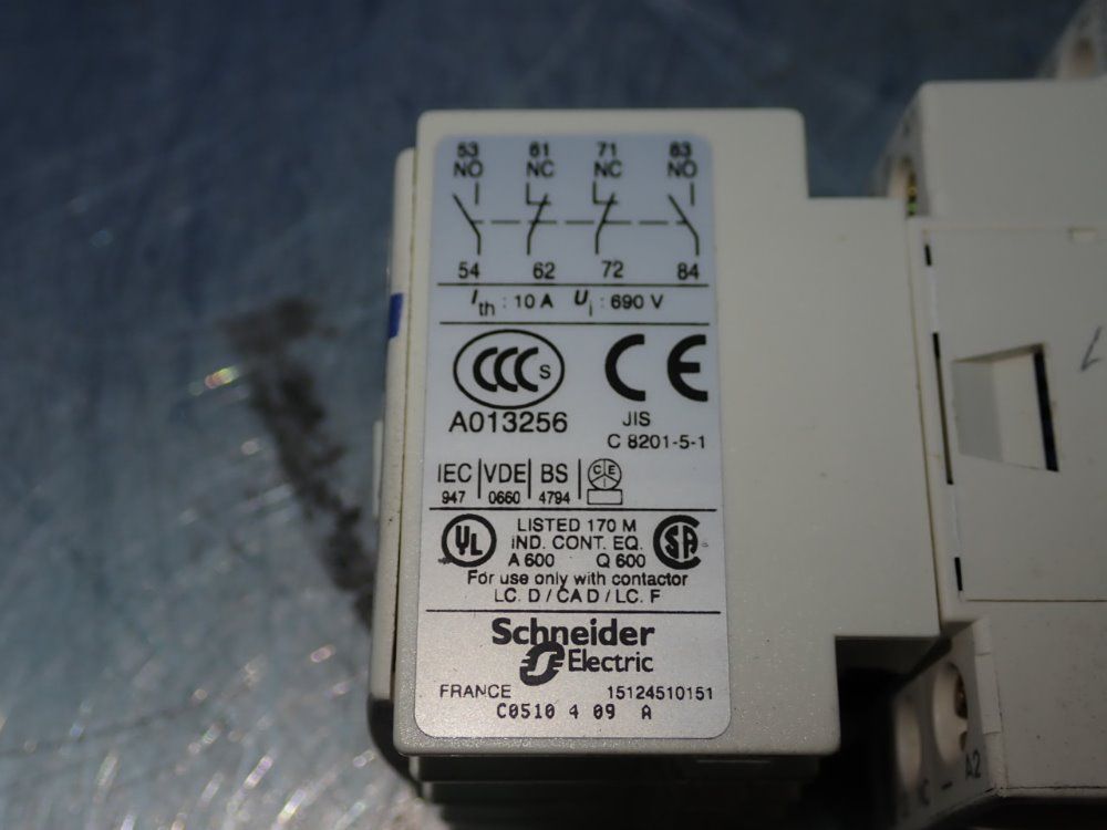 Telemecanique Contact Block - Ladn22