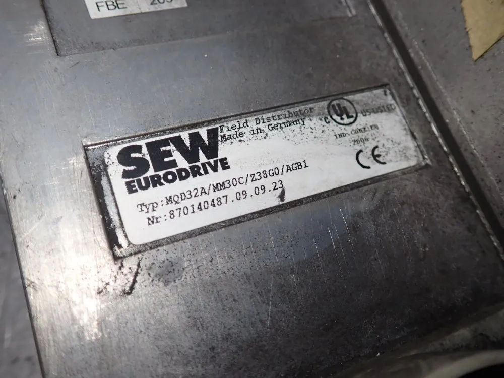 Sew Eurodrive Frequency Inverter - Mqd32a/mm30c/z38g0/agb1