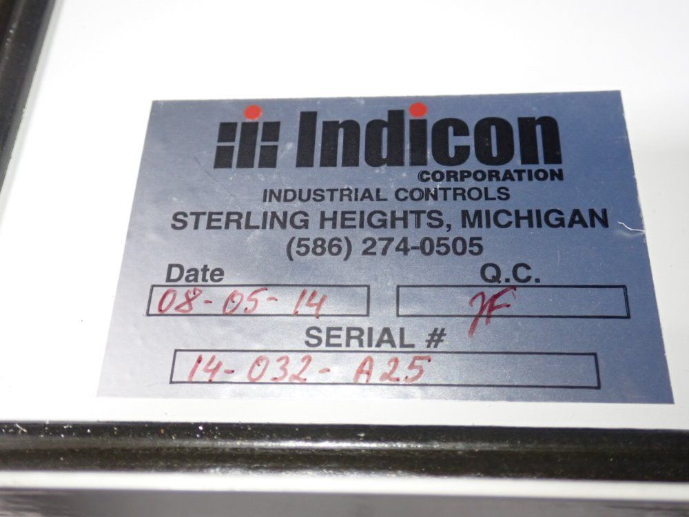 Indicon Corporation Control Panel