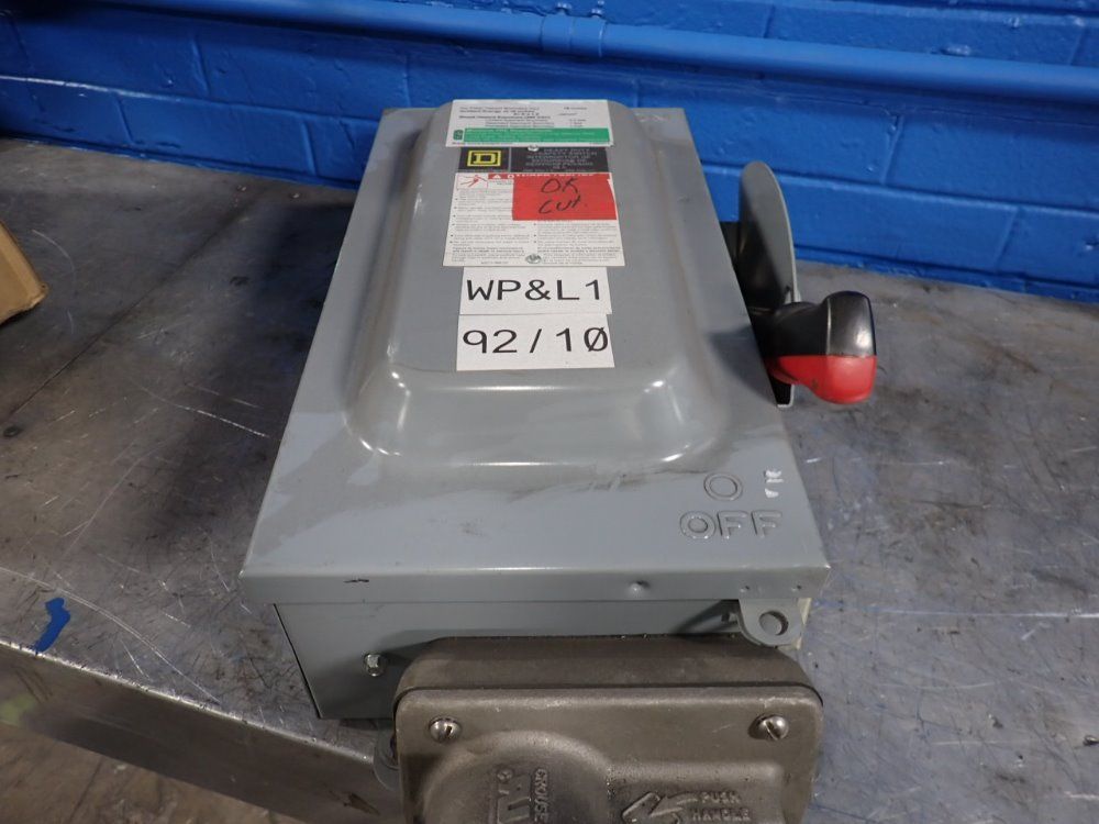 Square D 60 Amps Fusible Disconnect - H362awc