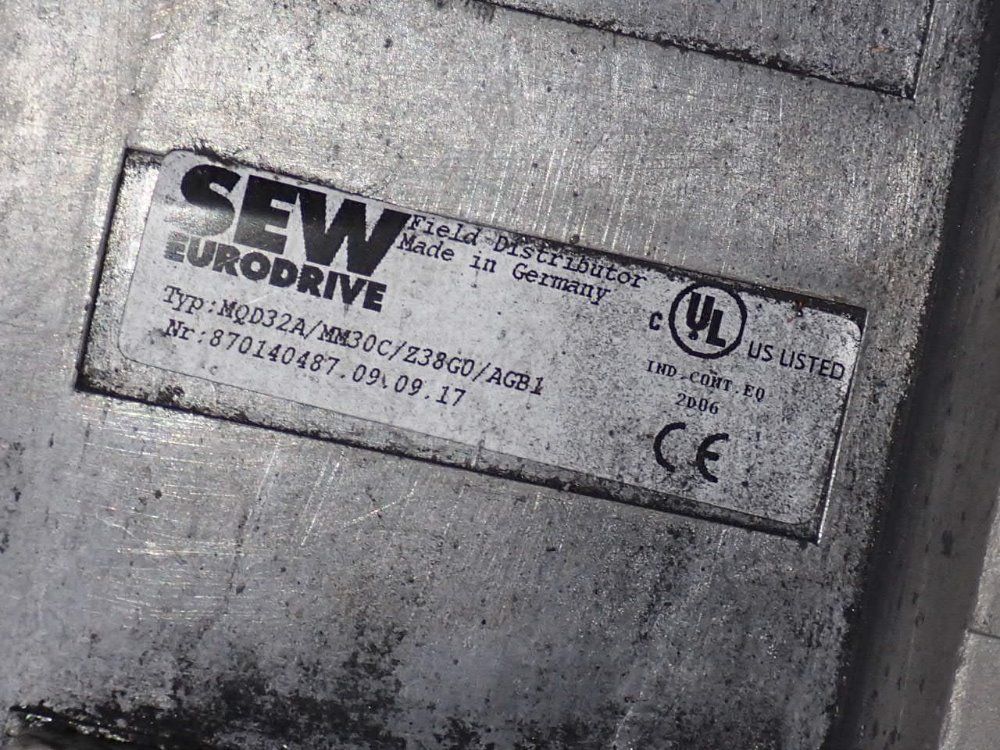 Sew Eurodrive Frequency Converter - Mqd32a/mm30c/z38g0/agb1