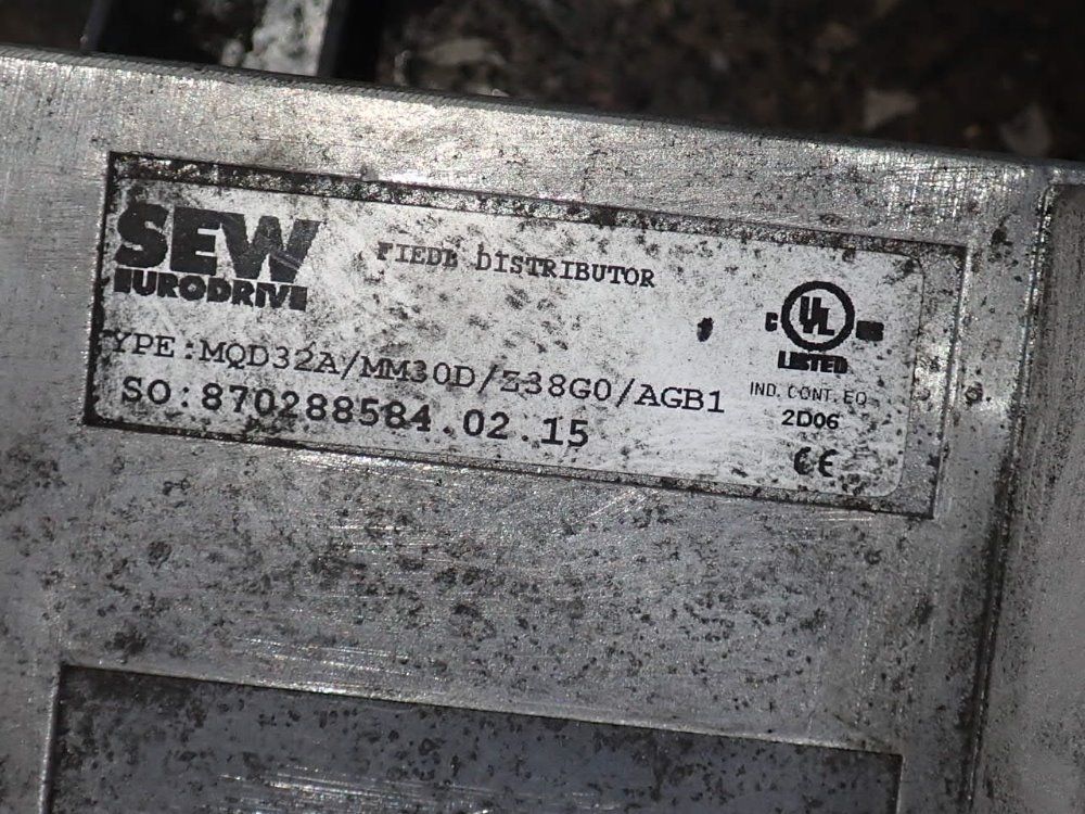 Sew Eurodrive Frequency Converter - Mqd32a/mm30d/z38g0/agb1