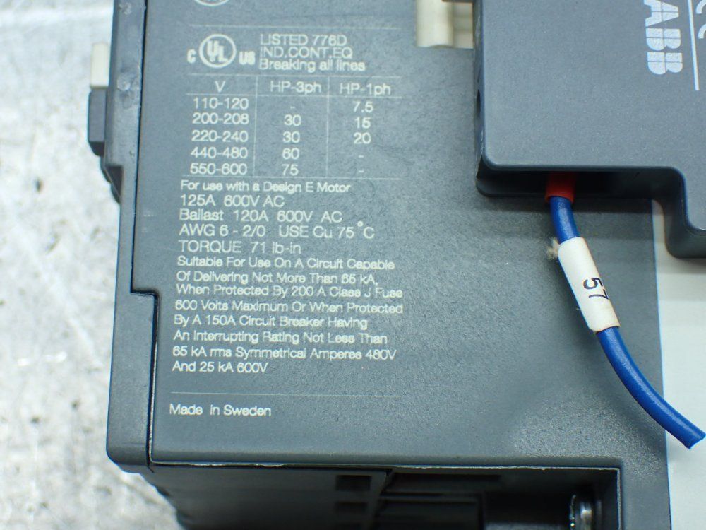 Abb 3-phase Contactor - A95-30