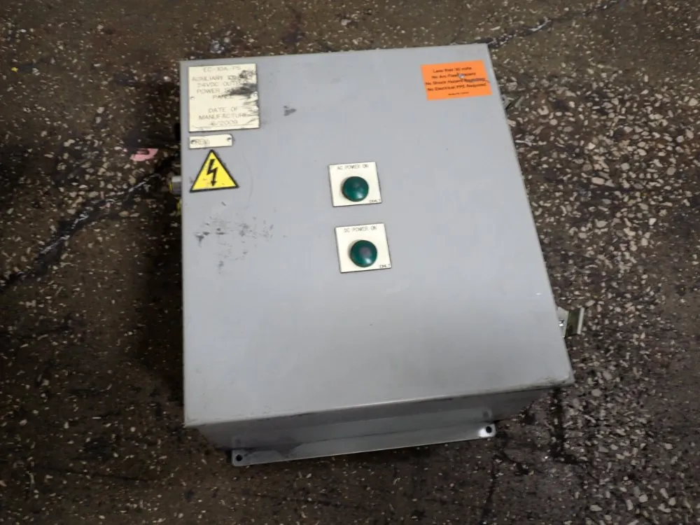 Control Technique Inc 10 Amps Power Supply Panel