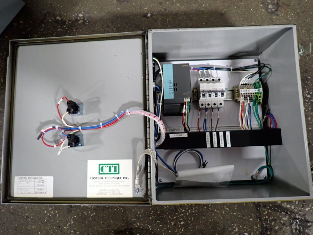 Control Technique Inc 10 Amps Power Supply Panel