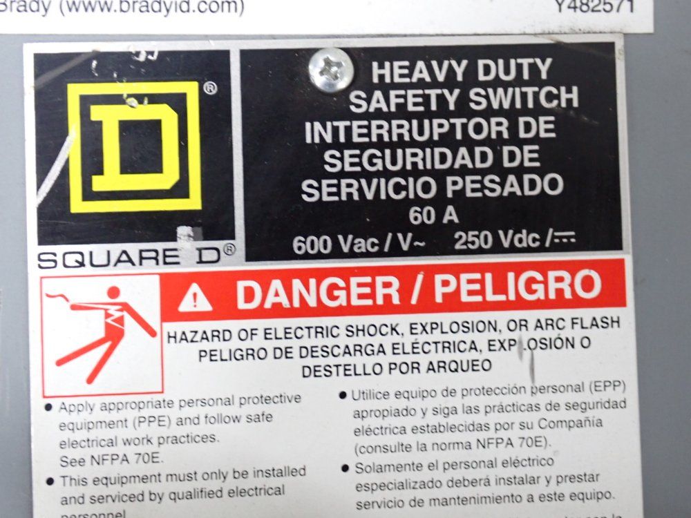 Square D Heavy Duty Safety Switch