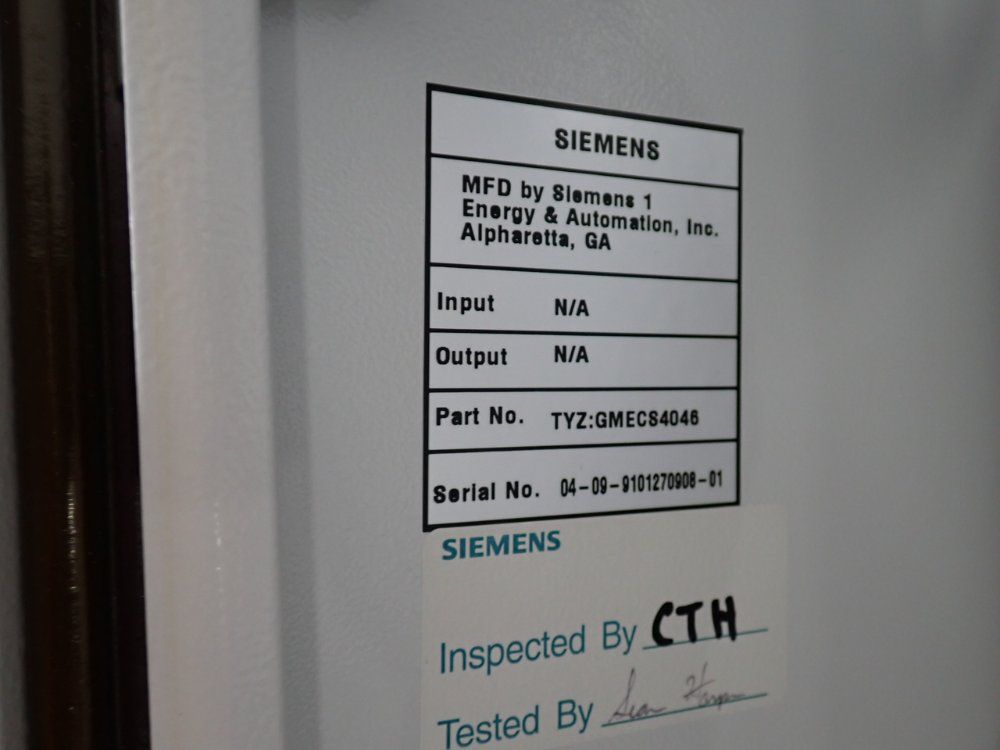 Siemens 19.5x19x6 Simatic Multi Panel Cabinet - M9277