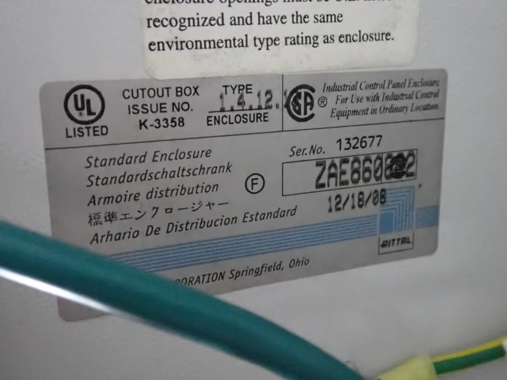 Siemens 19.5x19x6 Simatic Multi Panel Cabinet - M9277