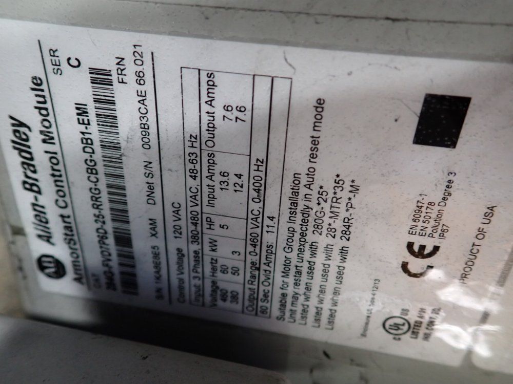 Allen-bradley Control Module - 284g-fvd7p6d-rrg-cbg-dbi-emi