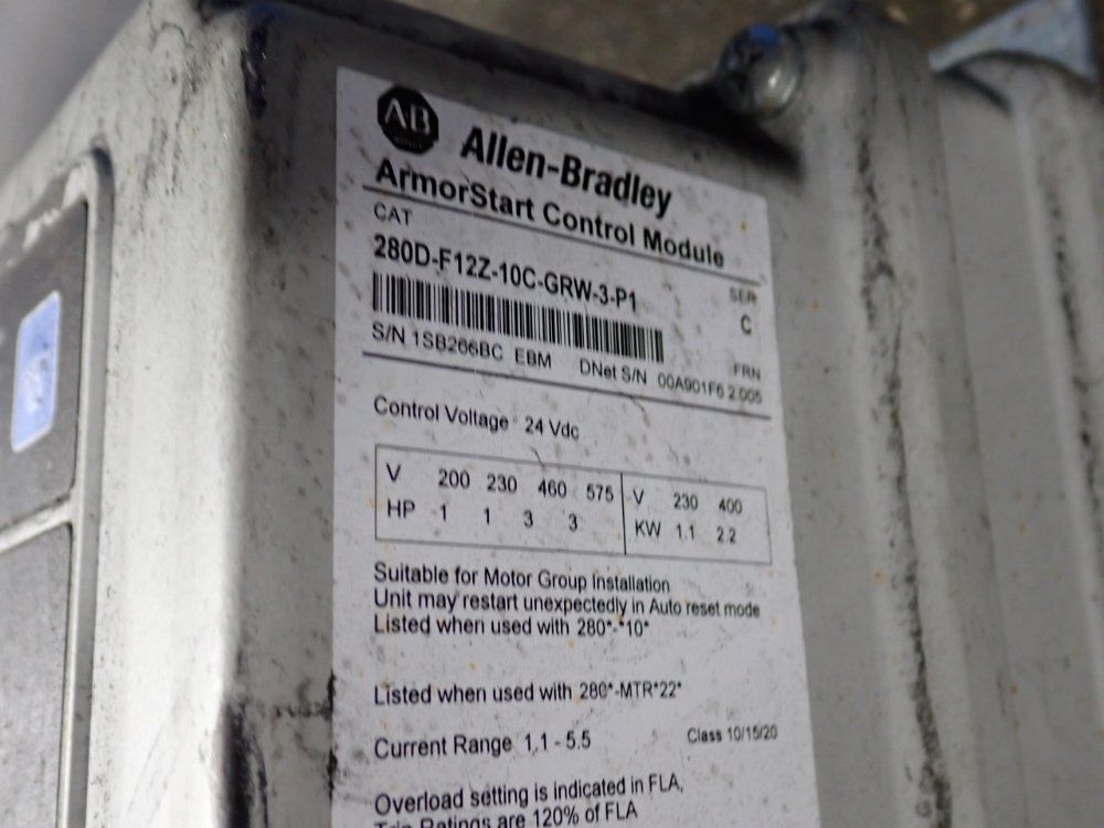 Allen-bradley Control Module - 280d-f127-10c-grw-3-p1